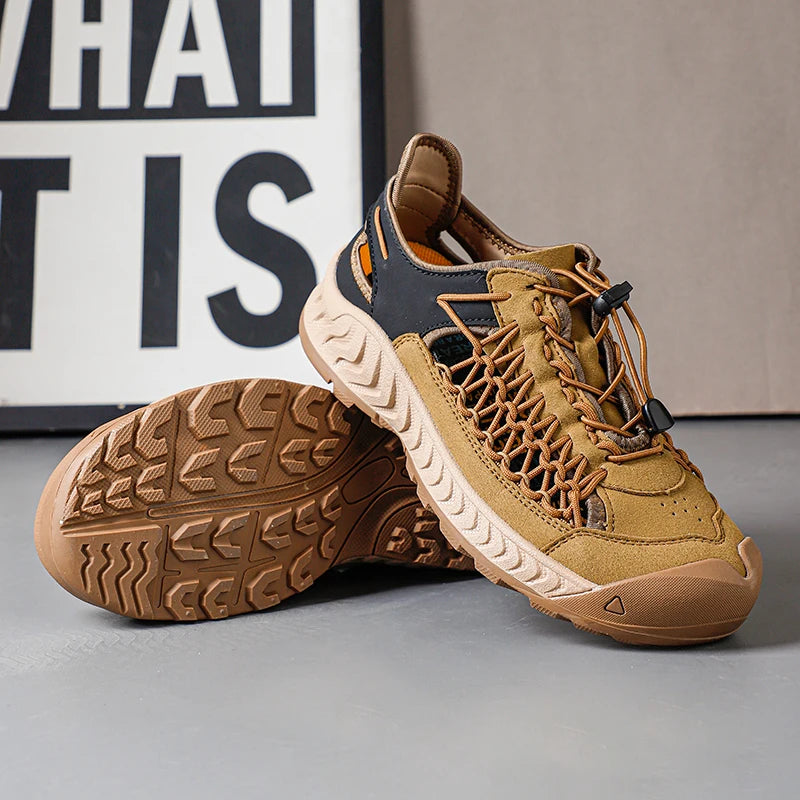 Classic Brand Summer Breath Trekking Sneaker Top Quality Wearable Mountain Climbing Shoe Unisex Anti Slip Outdoor Hiking Shoe