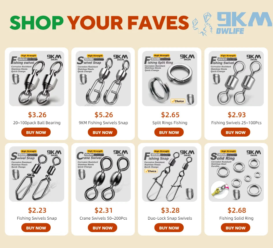 Duo Lock Fishing Snaps 25~100Pcs Fishing Clips Speed Clips Carabiners Fishing Swivels Snap Saltwater Quick Change Fishing Tackle