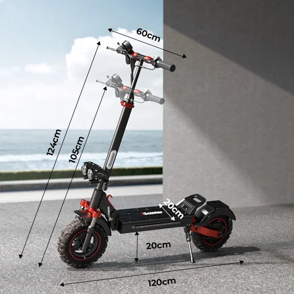 iScooter iX5S  Adults Electric Scooter 1000W Motor 48V15Ah Battery 11Inch  All Terrain Tire Foldable Electric Scooter
