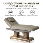 Modern Design Electric Spa Treatment Equipment Beauty Bed with Adjustable Leg Backrest 4 Motor Facial Massage Table