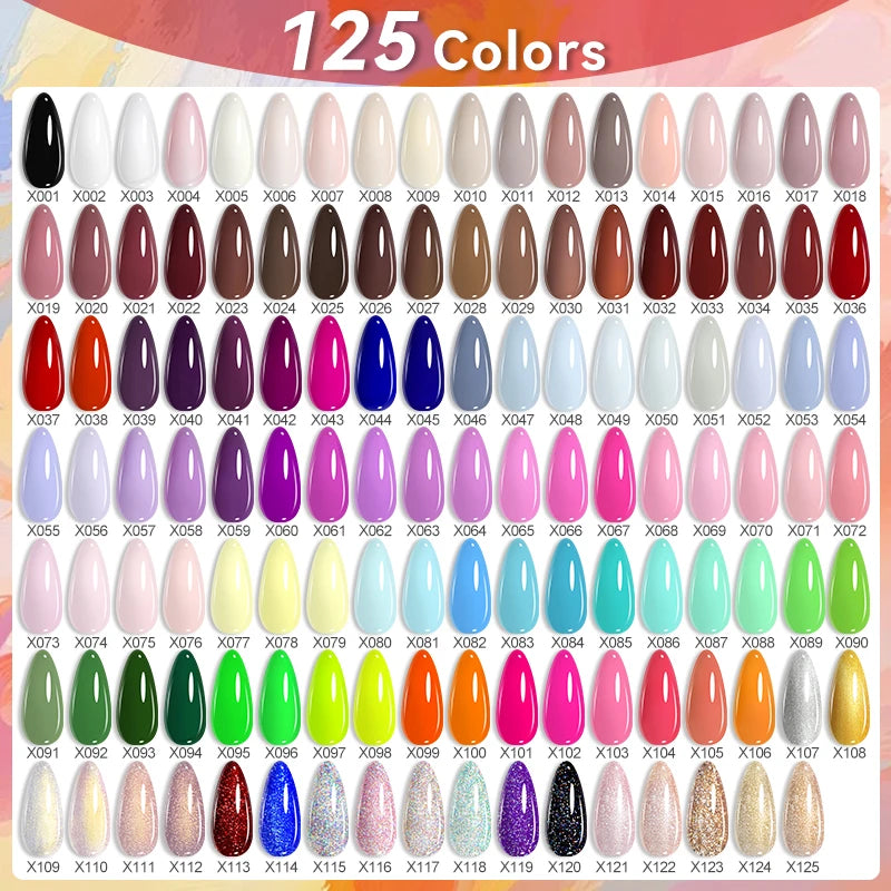 LILYCUTE 6PCS Gel Nail Polish Set Summer Neon Nail Gel Kits For DIY Nail Vernis Semi Permanent UV Lamp Gellak Nail Varnish Set