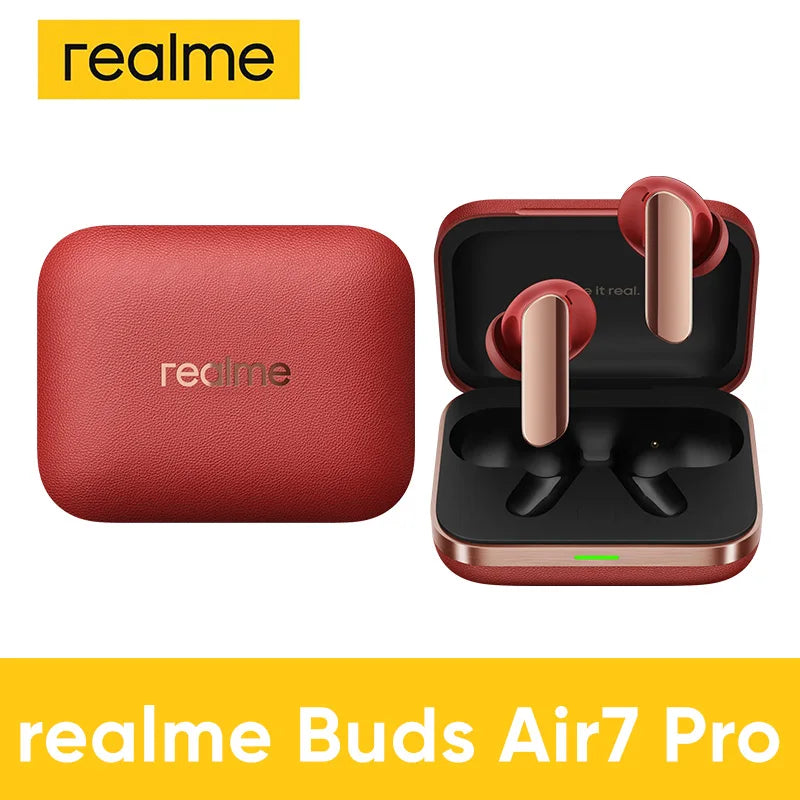 realme Buds Air 7 Pro Bluetooth Earphone For realme 16 Pro plus realme GT 8 Pro 53dB 48 Hours Battery Life Hi-Res LHDC 5.0