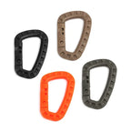 Tactical Carabiner Carabina Karabiner Clip Plastic Cadet Hiking Camping
