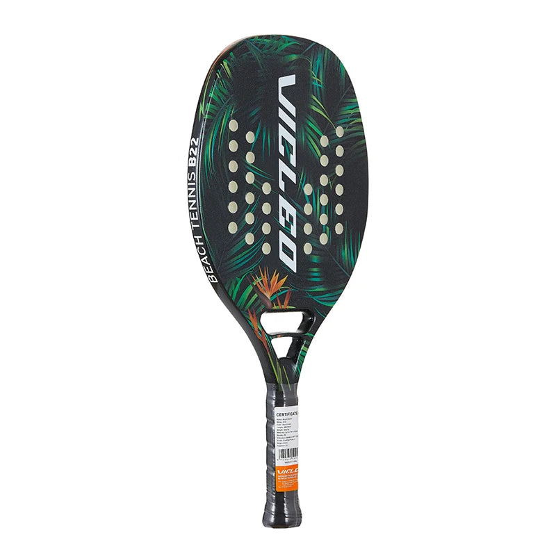 Kawasaki Beach Tennis Racket Carbon Fiber Soft Face Tennis  Paddle  Racquet with Protective Bag Cover