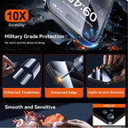 5PCS Dust Free Privacy Screen Protector For iPhone 17 Pro Max  16 Pro Max 15 14 11 12 13 X XR 16e Air Anti-spy Glass Easy Insta
