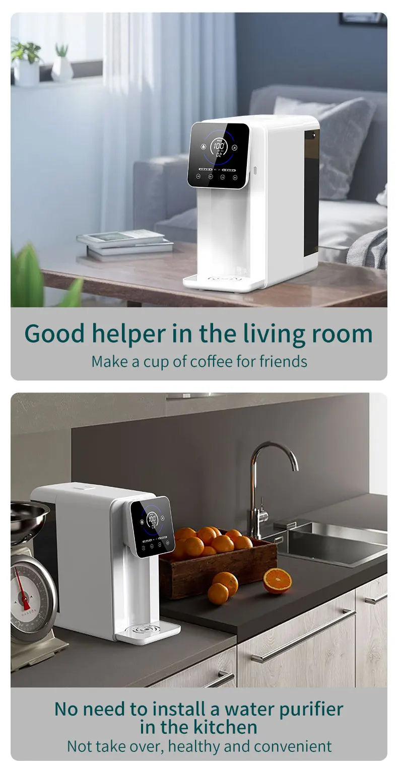Desktop RO Hydrogen-rich Water Purifier Household Instant Hot Water Purifier Filter Direct Drinking Water Dispenser Commercial