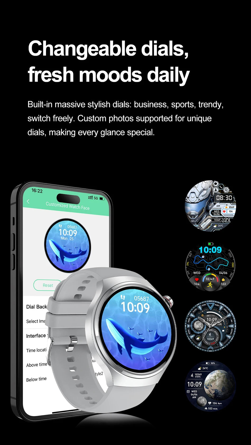 2026 New Watch 5 Pro Upgrade GPS NFC Men's Smartwatch 360*360 AMOLED HD Bluetooth Call Waterproof Smart Watch For Android iOS