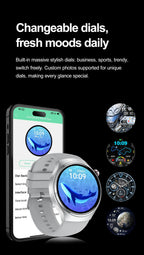 2026 New Watch 5 Pro Upgrade GPS NFC Men's Smartwatch 360*360 AMOLED HD Bluetooth Call Waterproof Smart Watch For Android iOS