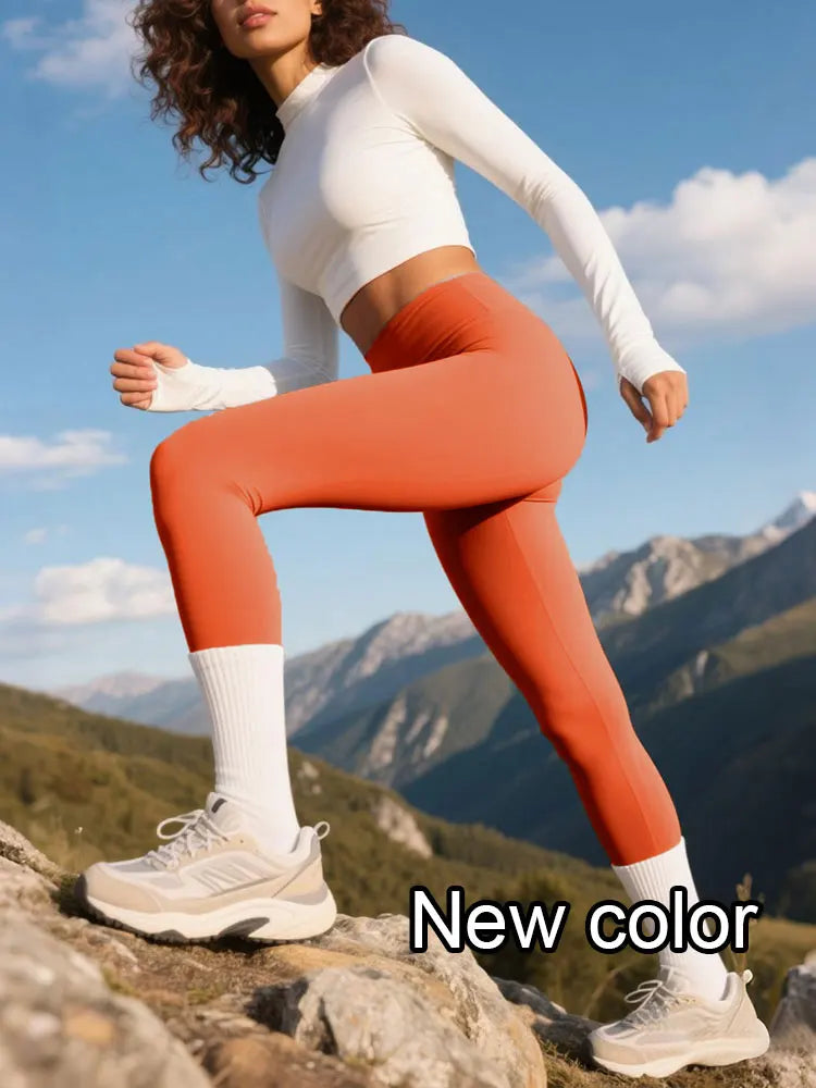 Summer Sale High-Waist Yoga Pants - 4-Way Stretch Quick-Dry Leggings for Running Cycling Gym Workout