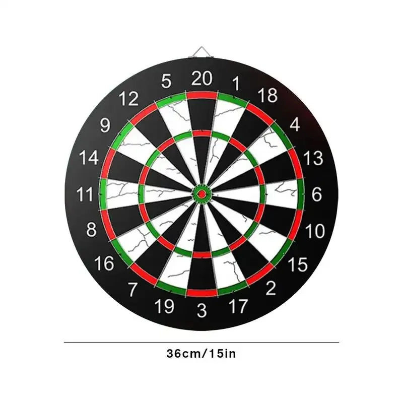 Pro Flocking Dartboard 15-Inch Tournament Indoor Hanging Target Game with 6 Darts - Stable Board for Christmas Birthday Parties Secondary image
