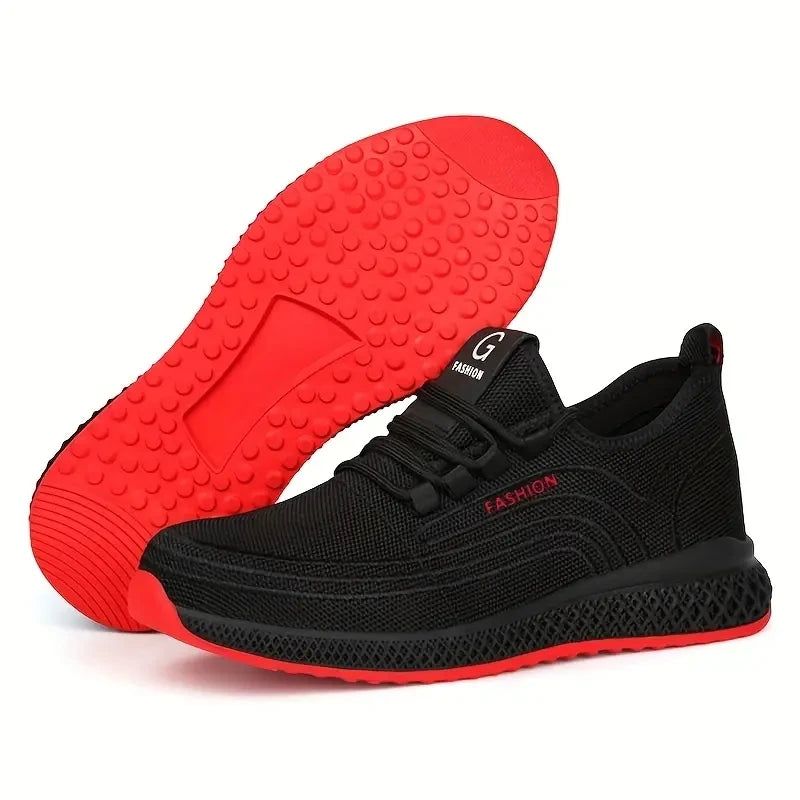 Puncture Proof Breathable Work Safety Boots Anti-stab Safety Shoes Men Steel Toe Shoes Man Construction Work Shoes Protective Sh