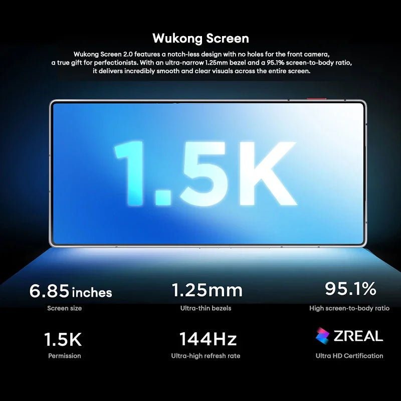 REDMAGIC 11 Air is equipped with a processor 8 Elite and RedCore R4, with a battery high capacity of 7,000 mAh, takes e