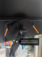 UPERFECT Adjustable Magnetic Stand Holder for 10-19 Inch Portable Monitor Tablet Aluminum Foldable Arm Swivel Desk Stand Mount