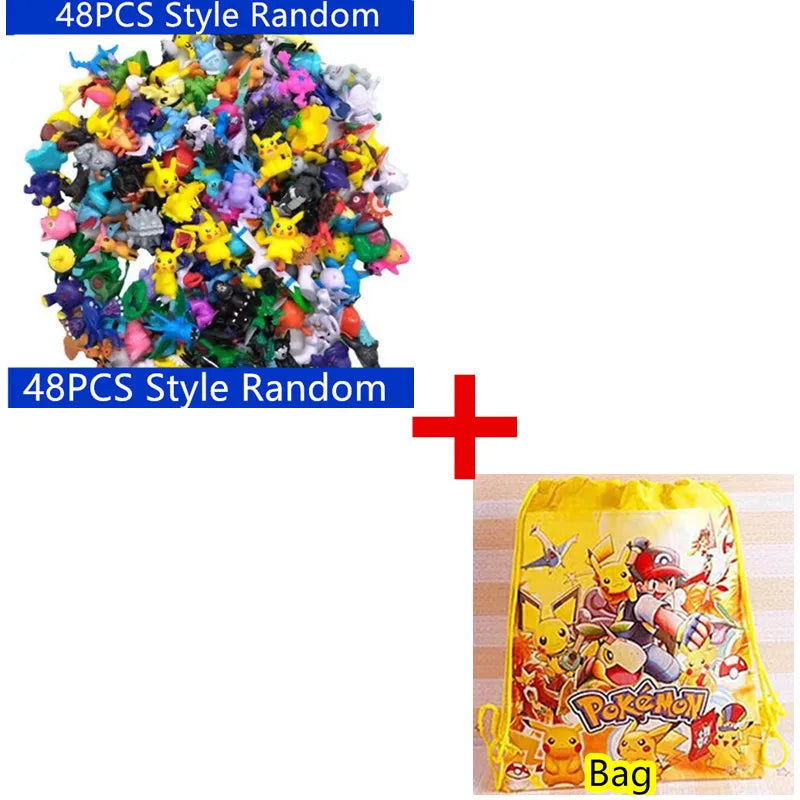 144 Style Anime  Action Figure Model Pokemon Figure Toys Ornamental Decoration Collect Toys For Children's Christmas Gift