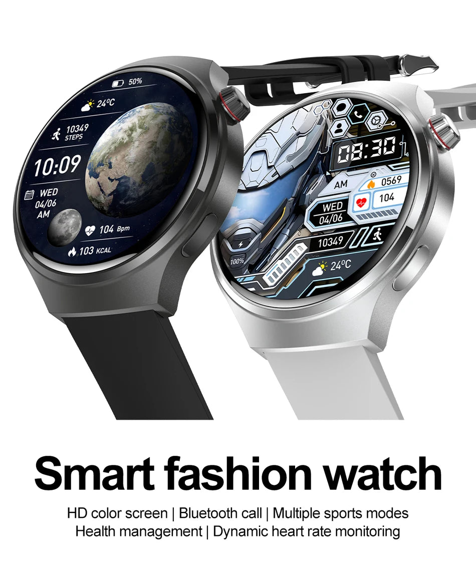 2026 New Watch 5 Pro Upgrade GPS NFC Men's Smartwatch 360*360 AMOLED HD Bluetooth Call Waterproof Smart Watch For Android iOS