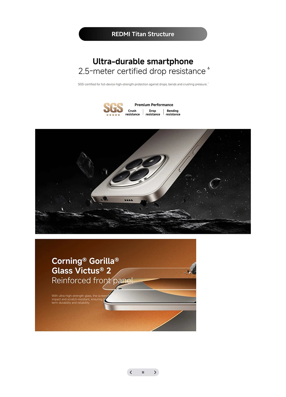 Global Version Xiaomi REDMI Note 15 Pro 5G smartphone 5G 6.83" 6580mAh 45W charging 200MP main camera IP66 IP68 IP69 IP69K