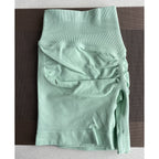 TKITK Shorts Seamless Yoga Pants Women's Fitness Outfits Shark Bite Shorts for Gym Running Cycling Bike Wear Leggings