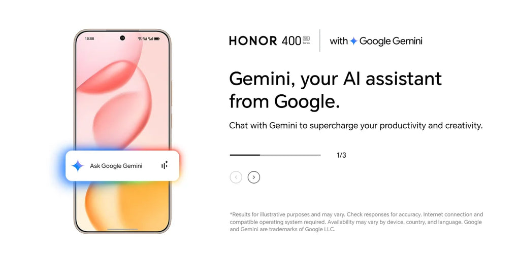 HONOR 400 5G,EU Version, 5G Smartphone, 200MP Ultra-clear AI Main Camera, 5300 mAh Battery, Qualcomm Snapdragon 7 Gen 3