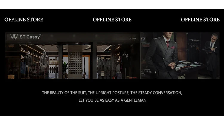 ST Cassy dark blue Elegant Man Suit 2 Pcs Set Modern Wedding Party Suits for Men Stylish Business office suit