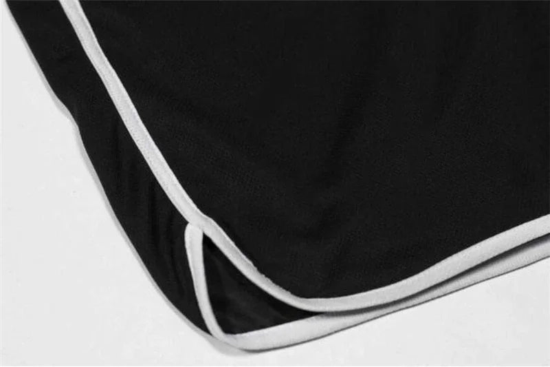 Summer Sports Shorts Breathable  Mesh Men's Drawstring Elastic Pants Running Training Pants Outdoor Fitness Jogging Straight