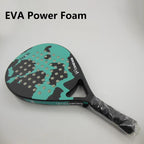 Lightweight Carbon Fiber Cage Padel Racket | Tennis Racquet Sports Equipment Fitness And Health, Good Elasticity, High Quality!