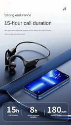 Lenovo Hot Real Bone Conduction Sport Headphone Wireless Earphone Bluetooth-Compatible Headset Hands-free with Mic for Running