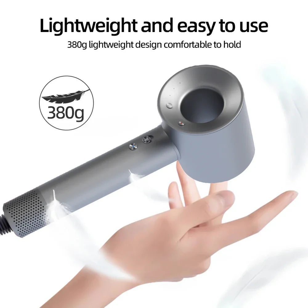 1600W Professional Hair-care Negative Ion Hair dryer 220V Leafless Hairdryer High Speed household Blow Dryer Salon Style Tool Secondary image