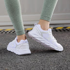 Xtep Women's Shoes Running Shoes Wear-resistant Casual Sports Shoes For Women Winter Tennis Female Sneakers White 879318110073