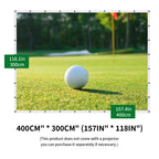 Caiton Golf Impact Screen - Silent HD, Tear-Resistant, Indoor & Outdoor Swing Training, Easy Setup, Anti-Strike, Various Sizes