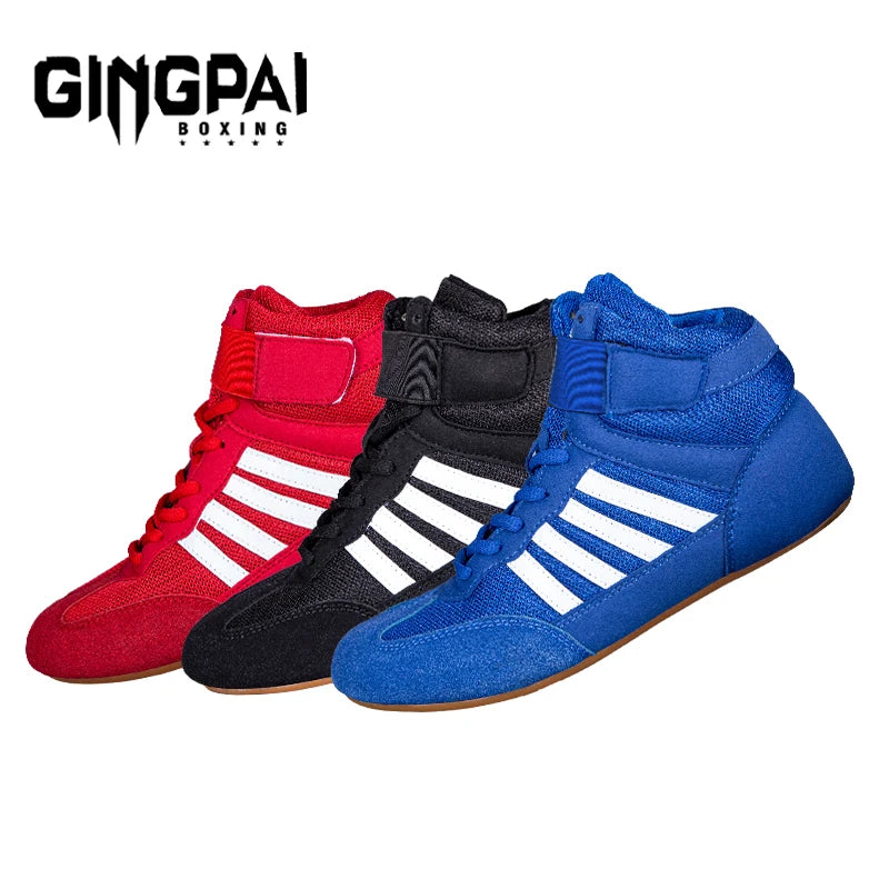 Professional Men Women Wrestling Boots 5 colors Boxing Shoes Couples Anti-Slippery Sneakers Mens Breathable Wrestling Boots Main image