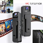 1080P Mini Body Camera Action Cam with Audio & Video Thumb Hands Free Waterproof Recording Wearable Cameras Portable Camcorder