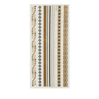 Gold Lace Tattoo Sticker Hanna Tattoo Tattoo Waterproof Temporary Tattoo Stickers Cool English Alphabet Fake Tattoos