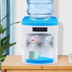 Compact Hot and Cold Water Dispenser, Energy-Saving Desktop Water Cooler Stainless Steel Mini Drinking Station for Office Home