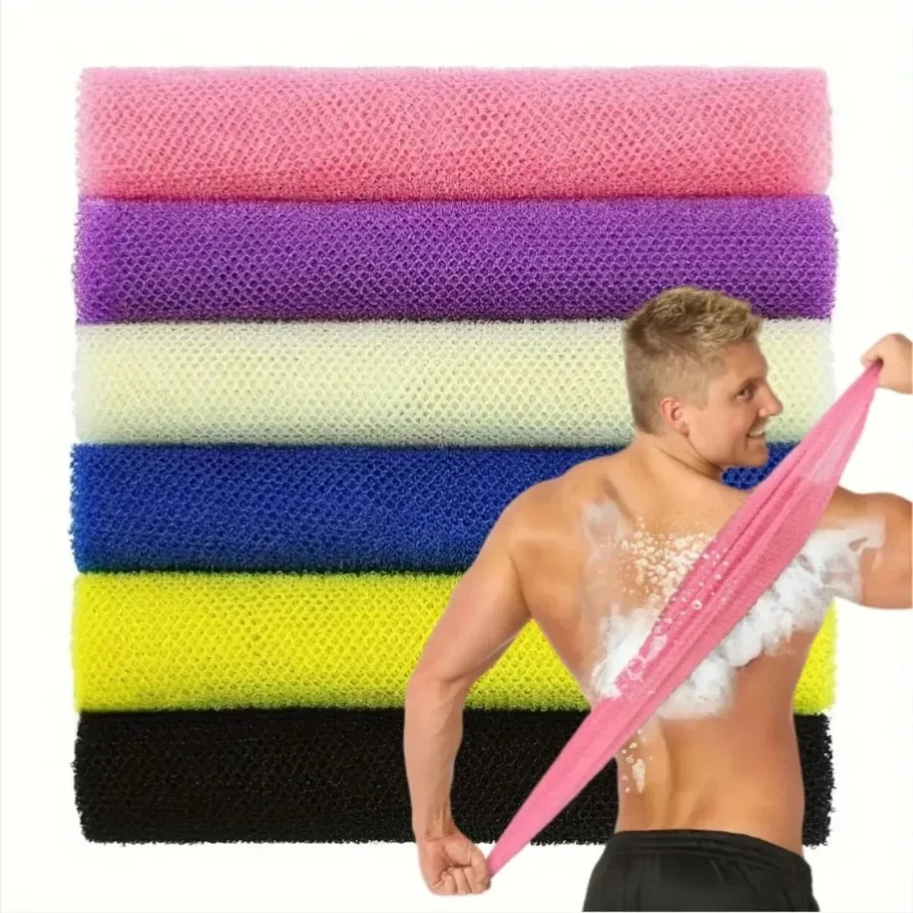 3/1 Pcs Exfoliating African Net Bath Sponge Washcloth Double Side Loofah Towel ack Shower Scrubber for Smooth Skin Bath Supplies Main image