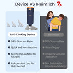 Resoxy Anti Choking Device Heimlich Suction Rescue Device for Kids & Adults Portable Airway Clearance Tool Emergency First Aid