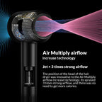 Ionic Hair Dryer 5 In 1 With Diffuser Professional Hair Care Appliances Women Salon Barber Leafless Hairdryer Super Hair Dryer