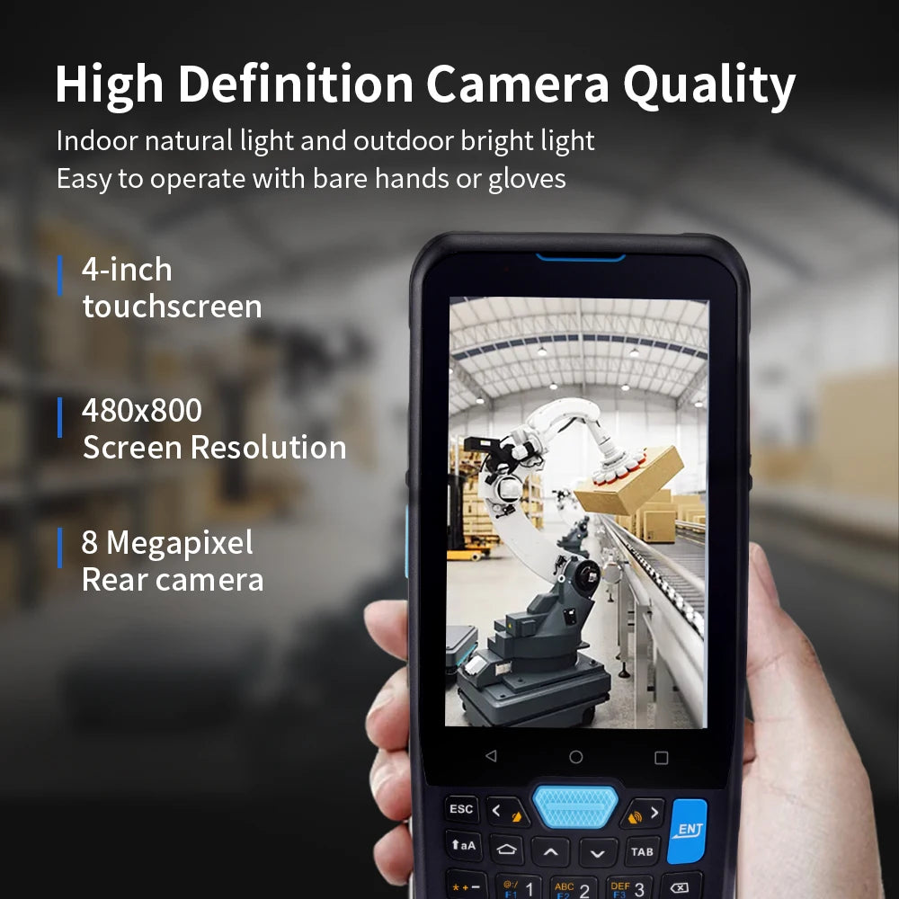 YK957 JR Android 2d Qr Code Reader Handheld Terminal Pda Android Barcode Scanner with Nfc Rfid Reader Medical Device Pdas 4+64g Secondary image