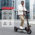 Electric Scooter 800W Motor 48V13AH Battery Send Removable Seat E-Scooter Adult 10" Tire City Commuter All-Terrain Fold Scooters