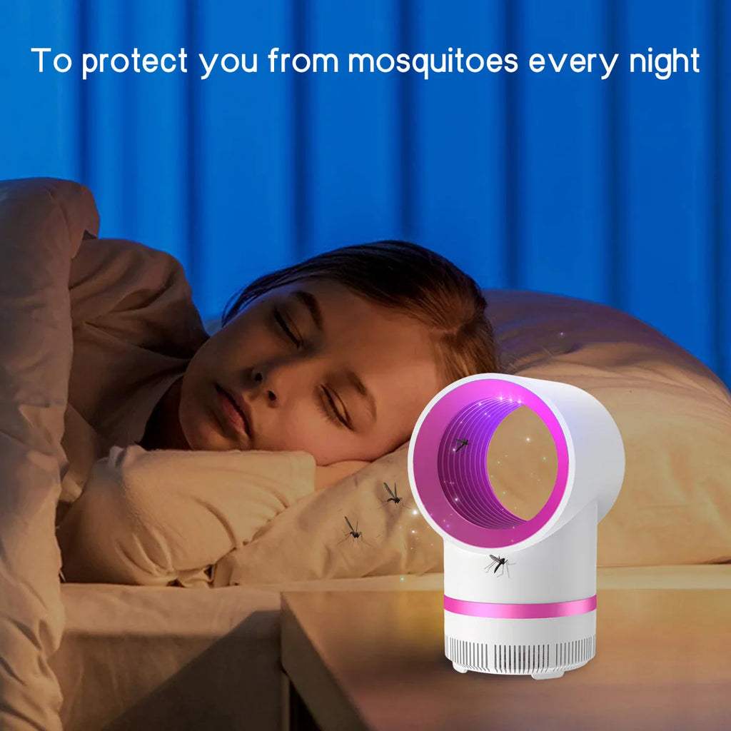 New USB Electric Mosquito Killer Lamp for Home Use Powerful Suction Gravidtrap Portable Rechargeable Silent Mosquito Trap Lamp