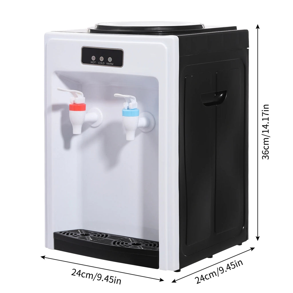 Water Dispenser, Electric Hot Water Dispenser,  Drinking Fountain Office Home Hot and Cold Table Drinking Machine