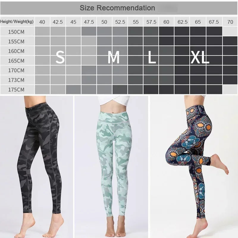 Cloud Hide Women Home Yoga Pants Fitness Gym Exercise Sports Leggings High Waist Sexy Long Print Tights Workout Running Trouser