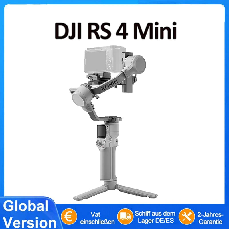 DJI RS 4 Mini Handheld Gimbal Stabilizer For Sony A7/ ZV Camera And Smartphones Intelligent Tracking 4th-Gen Stabilization