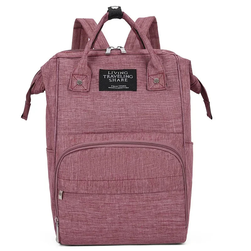 Nappy Backpack Diaper Bag Mummy Large Capacity Bags Mom Baby Multi-Function Waterproof Outdoor Travel Diaper Bags for Baby Care