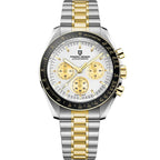 New PAGANI DESIGN Moon Men Watch Retro Luxury Quartz Watches For Men Stainless steel Sport waterproof Chronograph Man+With BOX