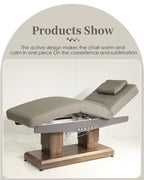 Modern Design Electric Spa Treatment Equipment Beauty Bed with Adjustable Leg Backrest 4 Motor Facial Massage Table