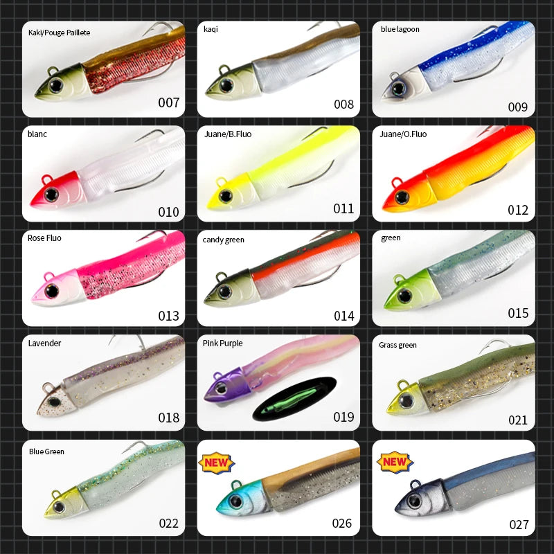 Hunthouse Barre T. Minnow 7g/12g/25g/40g/60g/90g/120g Easy Shiner Soft Fishing Lure Jig Bait Bass Pike Fishing Leurre Souple