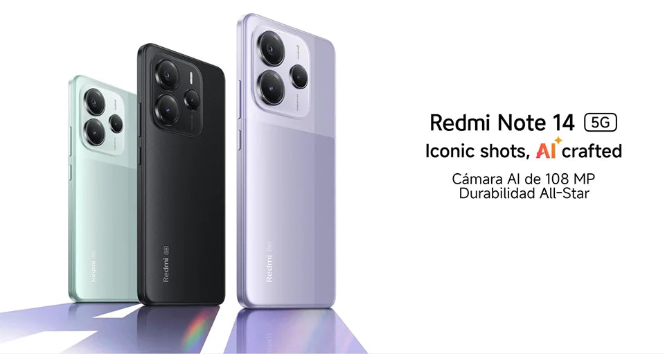 Global Version Xiaomi Redmi Note 14 5G Dimensity 7025-Ultra 6.67" 5110mAh 45W fast charging 108MP Camera With dual speakers NFC