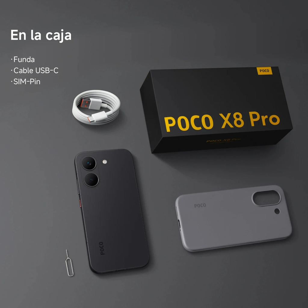 POCO X8 Pro 5G Iron Man Edition 12GB 512GB NFC Smartphone Dimensity 8500-Ultra 6500mAh Battery Sensor Sony IMX882 50MP