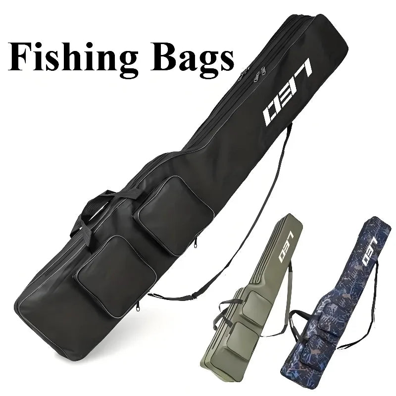 1.3m 2-layer Foldable Large Belly Sea Fishing Bag Portable Large Capacity Fishing Tackle Storage Bag Outdoor Fishing Tool Kit Main image