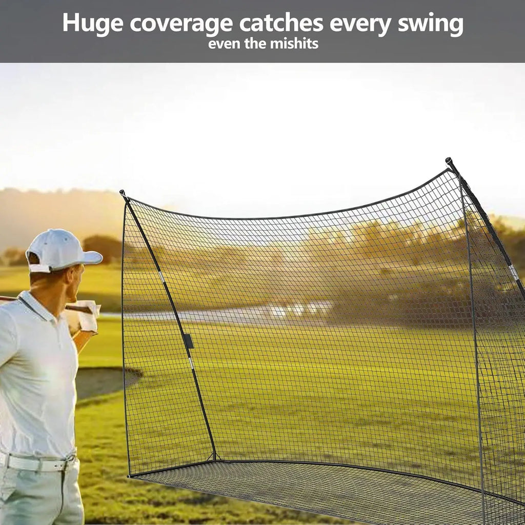 10x7x3ft Basics Golf Practice Net with Carry Bag Portable Golf Nets Personal Driving Range for Swing Chipping Backyard Outdoor